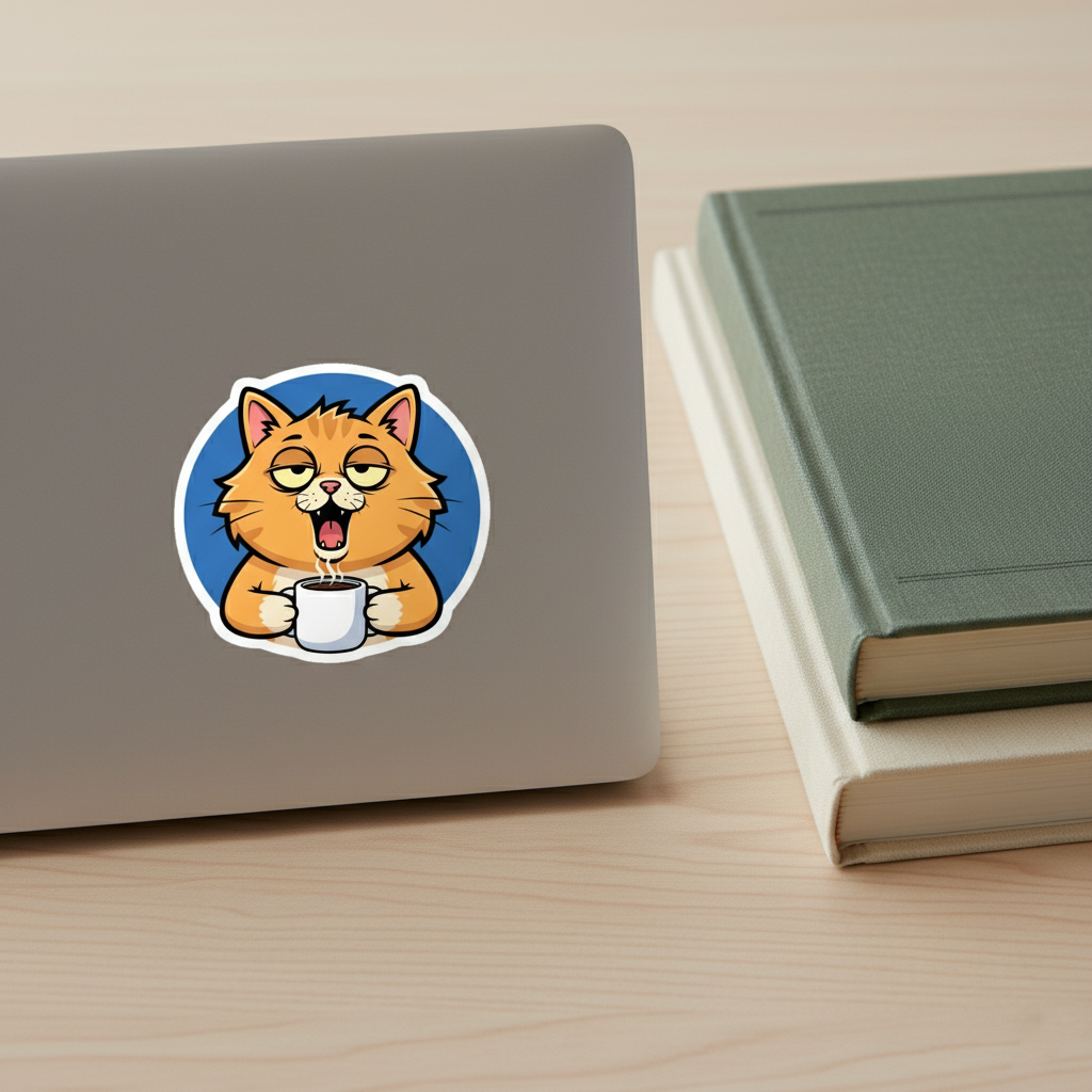 mockup sticker 1x1 1