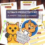 productivity kit planners trackers stickers